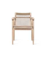 Vincent Sheppard David dining armchair – Aged teak, Grège