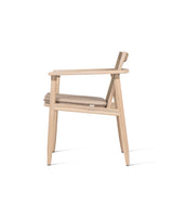 Vincent Sheppard David dining armchair – Aged teak, Grège
