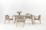 Vincent Sheppard David dining armchair – Aged teak, Flint