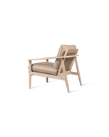 Vincent Sheppard David lounge chair – Untreated teak, Grège