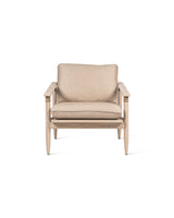 Vincent Sheppard David lounge chair – Untreated teak, Grège