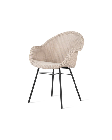 Vincent Sheppard Edgard dining chair steel A base – Old lace