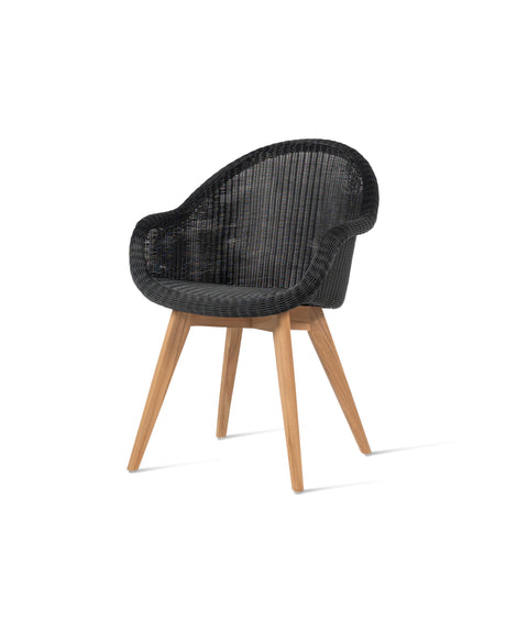 Vincent Sheppard Edgard dining chair teak base – Untreated teak