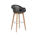 Vincent Sheppard Edgard Bar Stool Piètement Teck Teak Mocca 