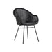 Vincent Sheppard Edgard Dining Chair Piètement acier Acier Black Black 