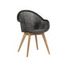 Vincent Sheppard Edgard Dining Chair Piètement Teck Teak Mocca 