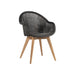Vincent Sheppard Edgard Dining Chair Piètement Teck Teak Mocca 