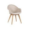 Vincent Sheppard Edgard Dining Chair Piètement Teck Teak Old Lace 