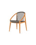 Vincent Sheppard Frida dining chair – Anthracite, Untreated teak