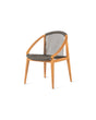 Vincent Sheppard Frida dining chair – Anthracite, Untreated teak