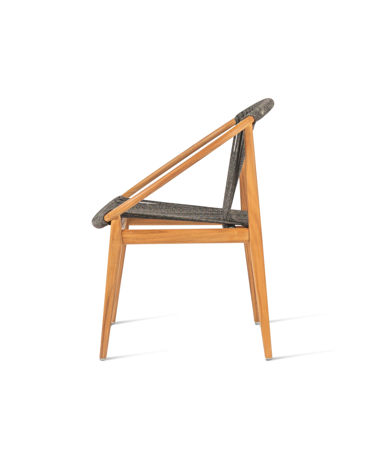 Vincent Sheppard Frida dining chair – Anthracite, Untreated teak
