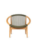 Vincent Sheppard Frida lounge chair – Untreated teak, Dark green