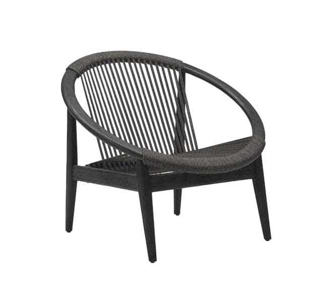 Vincent Sheppard Frida lounge chair Brushed teak black / Onyx 