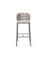 Vincent Sheppard Kodo Chaise haute de bar, coussin non inclus Fossil Grey 