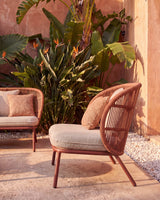 Vincent Sheppard Kodo lounge chair – Rust/Cinnamon