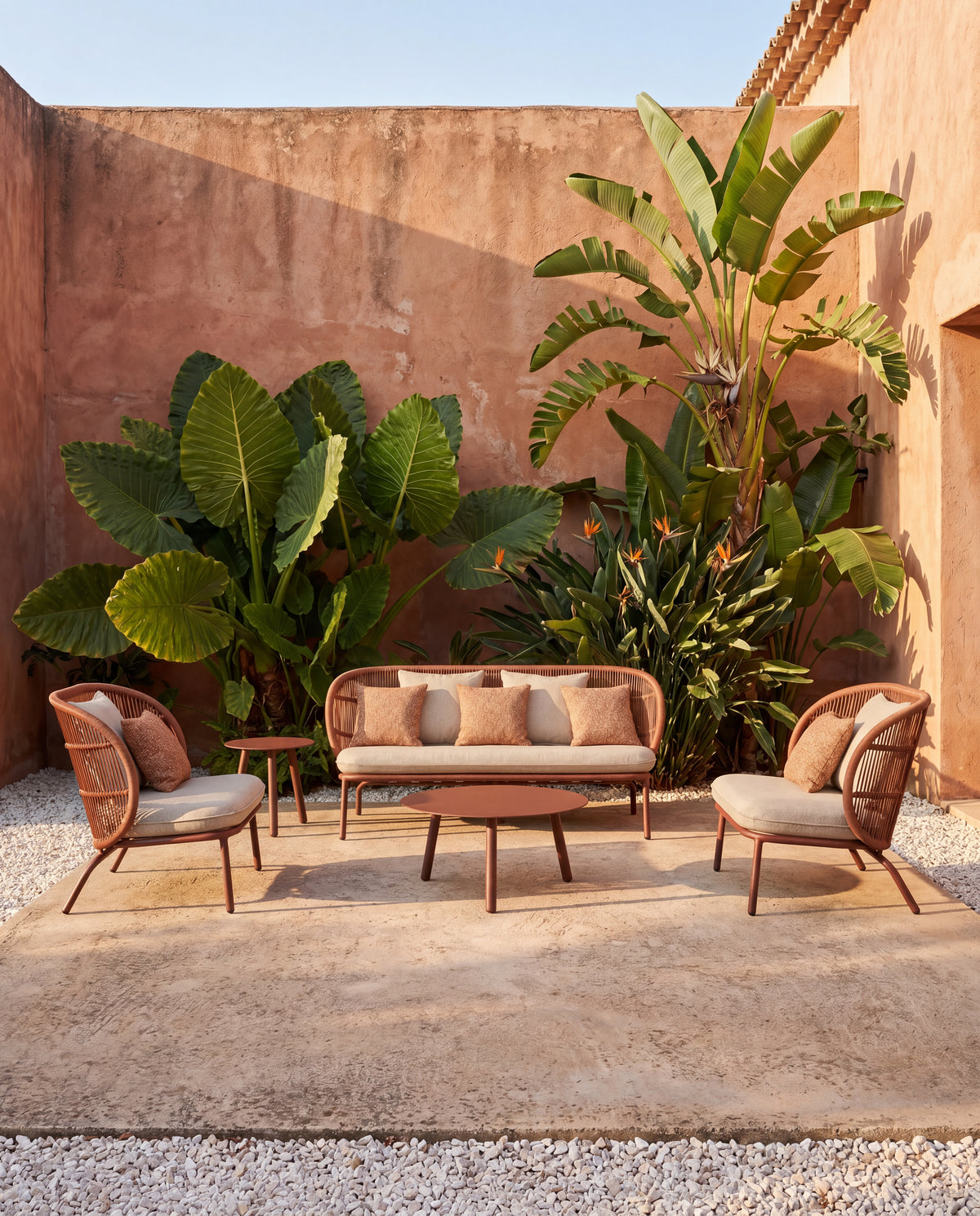 Vincent Sheppard Kodo lounge chair – Rust/Cinnamon, Rust