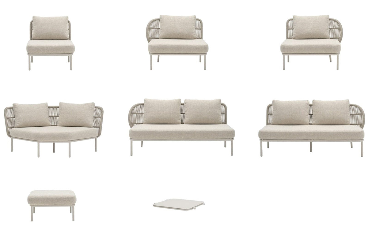 Vincent Sheppard Kodo Modular Repose-pieds, coussins en sus 