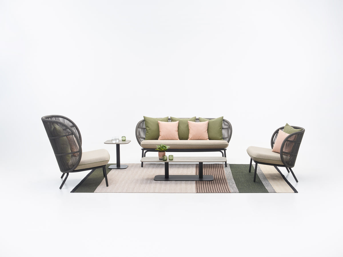 Vincent Sheppard Kodo lounge chair – Fossil grey, Flint