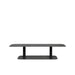 Vincent Sheppard Kodo Table basse 127x43cm H:31cm Plateau Aluminium Structure Fossil Grey + plateau Aluminium Fossil Grey 