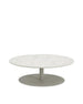 Vincent Sheppard Kodo Table basse Ø68cm plateau en céramique Structure Dune white + Plateau Shards 