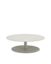 Vincent Sheppard Kodo Table basse Ø87cm Structure et plateau Dune white 