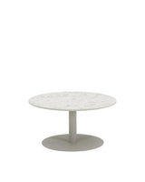 Vincent Sheppard Kodo Table basse Ø90cm plateau en céramique Structure Dune white + Plateau Shards 