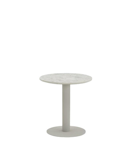 Vincent Sheppard Kodo Table d'appoint Ø40cm plateau en céramique Structure Dune white + Plateau Shards 