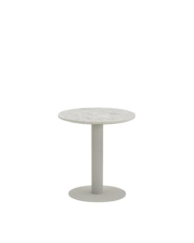 Vincent Sheppard Kodo Table d'appoint Ø40cm plateau en céramique Structure Dune white + Plateau Shards 