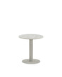 Vincent Sheppard Kodo Table d'appoint Ø40cm plateau en céramique Structure Dune white + Plateau Shards 