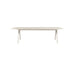 Vincent Sheppard Kodo Table repas 280x106cm Plateau Céramique Structure Dune white + Plateau Céramique Portland 