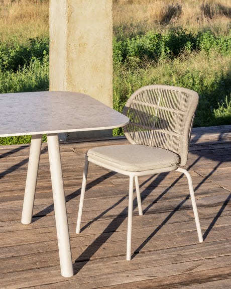 Vincent Sheppard Kodo dining chair – Dune white, Shards