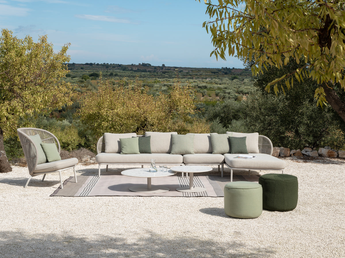 Vincent Sheppard Otto pouffe – Dune white, Shards