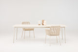 Vincent Sheppard Akari dining chair – Dune white, Flax