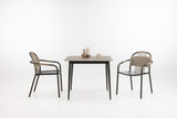 Vincent Sheppard Max dining table – Fossil grey, Misty dots
