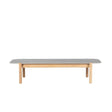 Vincent Sheppard Oda Coffee Table 129x53cm h:30cm avec plateau céramique Teck + Céramique Flint 