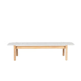 Vincent Sheppard Oda Coffee Table 129x53cm h:30cm avec plateau céramique Teck + Céramique Shards 