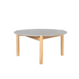 Vincent Sheppard Oda Coffee Table Ø68cm h:35cm avec plateau céramique Teck + Céramique Flint 