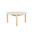 Vincent Sheppard Oda Coffee Table Ø68cm h:35cm avec plateau céramique Teck + Céramique Shards 