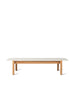 Vincent Sheppard Oda coffee table rectangular – Portland, Untreated teak