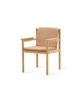 Vincent Sheppard Oda dining chair – Flax, Untreated teak