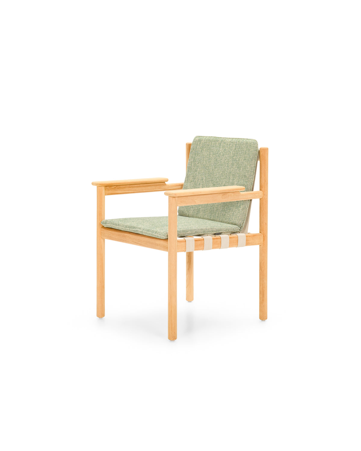 Vincent Sheppard Oda dining chair – Flax, Untreated teak
