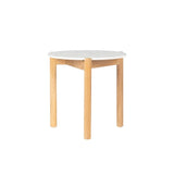 Vincent Sheppard Oda Side Table Ø45cm h:45cm avec plateau céramique Teck + Céramique Shards 