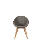 Vincent Sheppard Remi dining chair teak base – Fossil grey, Untreated teak