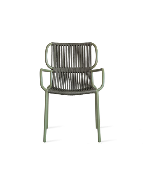 Vincent Sheppard Ribbon dining armchair – Moss/Dark green