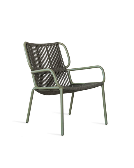 Vincent Sheppard Ribbon Fauteuil Lounge, coussin non inclus Moss/Dark Green 