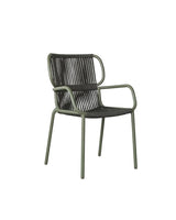 Vincent Sheppard Ribbon Fauteuil repas, coussin non inclus Moss/Dark Green 