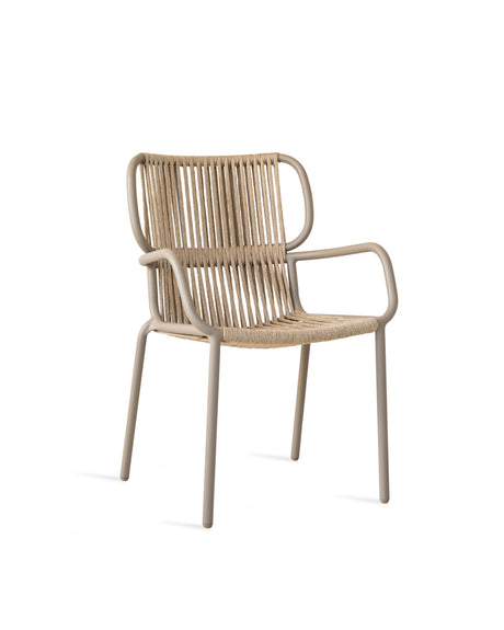 Vincent Sheppard Ribbon Fauteuil repas, coussin non inclus Taupe/Sand 