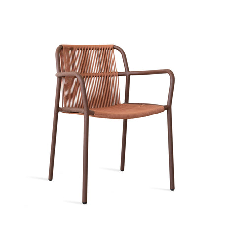 Vincent Sheppard Sweep Fauteuil repas, coussin non inclus Rust/Cinnamon 