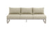 Zebra Fly Lounge Canapé 3 places Light Taupe 