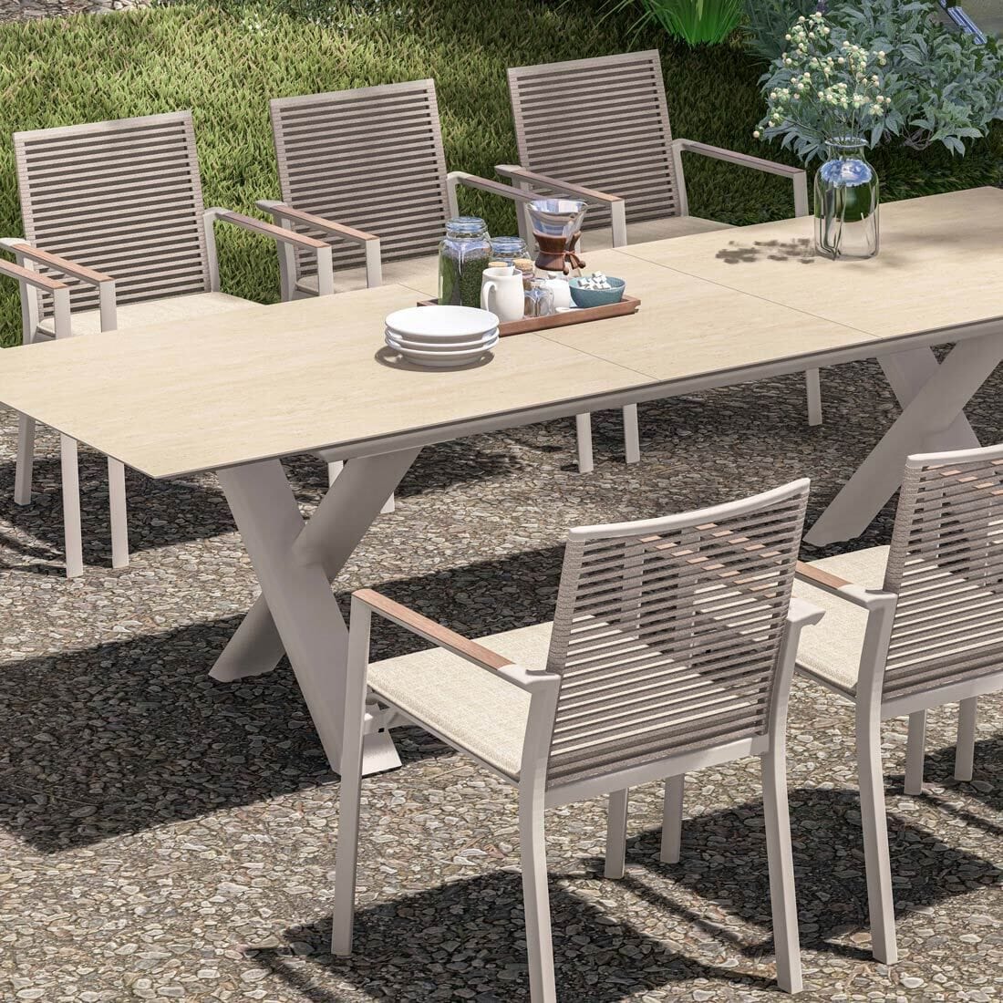 Zebra Fly Rope Fauteuil repas corde 